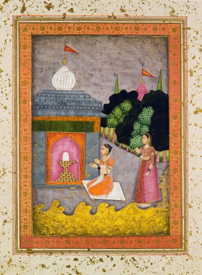 Bhairavi Ragini by Mughal School